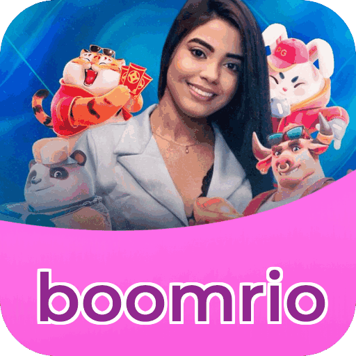 Passo a passo visual mostrando processo de download e instalação do aplicativo boomrio